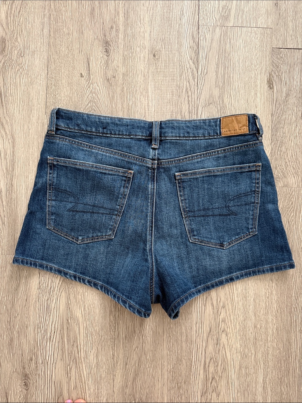 American Eagle Outfitters Dark Blue Denim Shorts